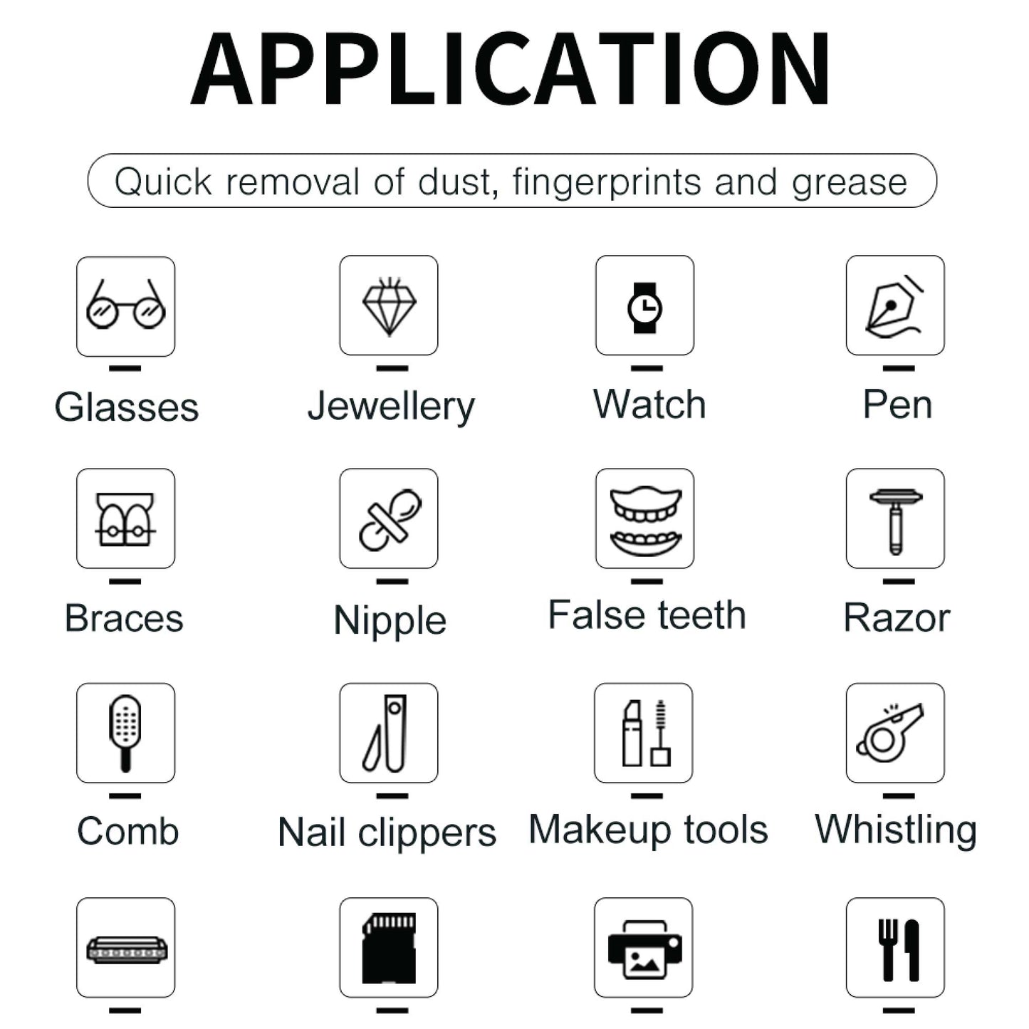 600ml Ultrasonic Jewellery Cleaner Mini White - Portable Personal Sonic Bath